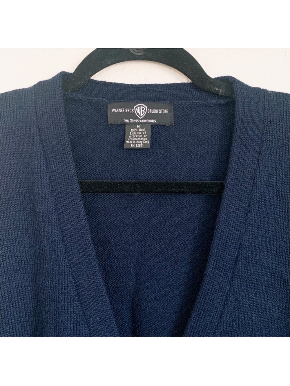 Vintage looney tunes cardigan in blue - Picture 3 of 4